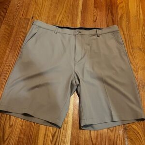 Greg Norman Collection Men's Khaki Flat Front Shorts